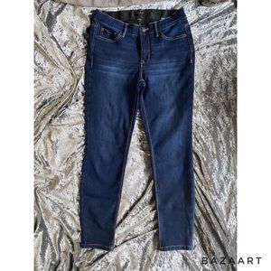 Curve Appeal Dark Wash Skinny Jeans 6/28